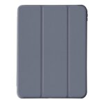 Housse pour ipad pro 11 - marque - 2024 - support vido - clavier - mise en veille - gris lavande