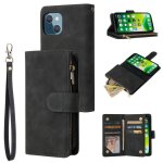 Housse iphone 13 6. 1 pu cuir multi - card slot portefeuille �tui � rabat avec support high - quality ...
