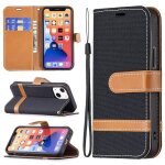 Housse iphone 13 mini pu cuir portefeuille support �tui � rabat magn�tique folio iphone 13 mini housse ...