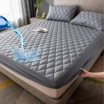 Housse de matelas couverture de lit waterproof respirant lavable couvre / prot�ge matelas integral matelass� ...