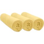 Housses matelas à langer - easy dort - lot de 3 - Éponge coton - jaune Housses matelas à langer - easy dort - lot de 3 - Éponge coton - jaune