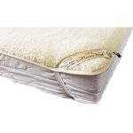 Housse de matelas surmatelas réversible couverture couvre - lit 100% laine mérinos format 70x200cm Housse de matelas surmatelas réversible couverture couvre - lit 100% laine mérinos format 70x200cm