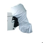 Housse de moteur hors - bord modele taille 2 couleur argent