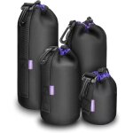 Housse en noprne pour objectif dappareil photo reflex numrique canon nikon sony : s m l xl - 4 tailles ...