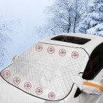 Housse de pare - brise - universelle - 150x120 cm - anti - neige - anti - gel - anti - uv