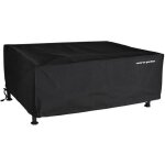 Housse pour plancha - cook'in garden - l 69 x p 59 x h 21 cm - polyester noir - dperlante et impermable ...