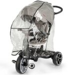 Housse de pluie pour tricycle - qplay - rito / prime - 20x15x10 cm - transparent - plastique - universel ...