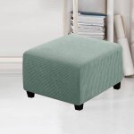 Housse de pouf carre housse de ottomane extensible housse de tabouret de rangement pliant carr housse ...