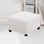 Housse de pouf carr�e housse de ottomane extensible housse de tabouret de rangement pliant carr� housse ...
