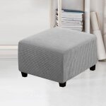 Housse de pouf carre housse de ottomane extensible housse de tabouret de rangement pliant carr housse ...