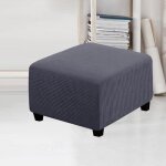 Housse de pouf carre housse de ottomane extensible housse de tabouret de rangement pliant carr housse ...