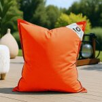 Housse pour pouf g�ant xl 120x80cm - orange