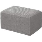 Housse de pouf en tissu �lastique protecteur spandex �lastique rectangle repose - pieds canap� housse ...