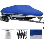 Housse de protection bateau 14 - 16ft bche couvre en oxford tissu 210d anti - uv tanche couverture ...