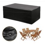 Housse de protection impermable pour salon de jardin - blanc - 180 x 120 x 74 cm