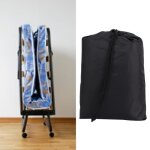 Housse de protection de lit pliante portable noire anti - poussi�re (85x33x107cm) ab077