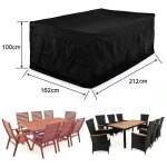Housse de protection pour meubles - grande housse de protection oxford polyester housse de table de jardin ...