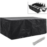 Housse de protection pour meubles de jardin table banc extérieurs bâche couvercle noir 229 x 113 x 73 ... Housse de protection pour meubles de jardin table banc extérieurs bâche couvercle noir 229 x 113 x 73 ...
