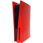 Housse de protection de remplacement - pour ps5 diso console - panneau de coque anti - rayures rouge