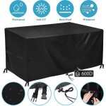 Housse de protection salon jardin table couverture de meubles imperméable anti - poussière u - 600d 242x182x10 ... Housse de protection salon jardin table couverture de meubles imperméable anti - poussière u - 600d 242x182x10 ...