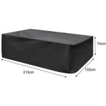 Housse de protection table de jardin étanche - meuble bâche polyester 420d - 213 * 132 * 74cm Housse de protection table de jardin étanche - meuble bâche polyester 420d - 213 * 132 * 74cm