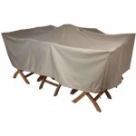 Housse table de jardin 200 x 130 cm taupe Housse table de jardin 200 x 130 cm taupe