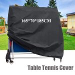 Housse de protection pour table de ping - pong etanche durable en nylon 210d 165x70x185cm Housse de protection pour table de ping - pong etanche durable en nylon 210d 165x70x185cm