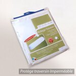 Housse de protection de traversin - linnea - arnaud - imperméable - hypoallergénique - 80 cm Housse de protection de traversin - linnea - arnaud - imperméable - hypoallergénique - 80 cm