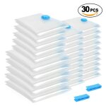 Housses de rangement lot de 30 sous vide � v�tements 3 tailles