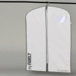 Housse de rangement - compactor - housse longue wos blanche - 100% polypropyl�ne - fibre intiss�e - transparen ...