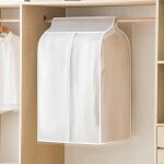 Housse de rangement pour vtements - peva - tanche  la poussire - anti - mites - translucide -  suspendre ...