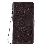 Housse samsung galaxy a10 tournesol design pu etui housse en cuir portefeuille de protection pour samsung ...