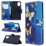 Housse samsung galaxy a51 de protection  motif color pu cuir portefeuille tui  rabat avec fente pour ...