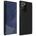 Housse pour samsung galaxy note 20 ultra - avizar - clapet miroir - support vid�o - noir