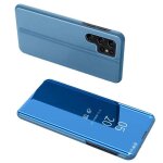 Housse pour samsung galaxy s26 ultra 5g - etui coque portefeuille clear view miroir + film ecran - bleu ...