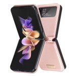 Housse pour samsung galaxy z flip 4 / f lip 3 - etui de protection pochette portefeuille - cuir v�ritable ...