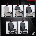 Housse de si�ge auto / utilitaire - sur mesure pour renault kangoo 3 (d�s 04 / 2021) - 2 si�ges + tablette ...