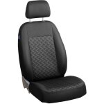 Housses de siege pour dacia duster - housse avant siège du conducteur - premium noir tirets classic Housses de siege pour dacia duster - housse avant siège du conducteur - premium noir tirets classic