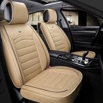 Housses de si�ge - deluxe - beige - similicuir - universelles - compatibles airbags