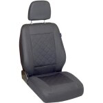Housses de siege pour renault master - housse avant sige du conducteur - couleur premium carrs gris ...