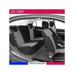 Housses de si�ge sur mesure pour c3 / ds3 (11 / 2009 � 12 / 2016) housse voiture / auto dint�rieur jeu ...