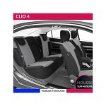 Housses de si�ge sur mesure pour clio 4 berline (09 / 2012 � 09 / 2019) housse voiture / auto dint�rieur ...
