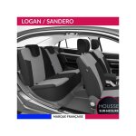 Housses de si�ge sur mesure pour logan / mcv 5 / sandero / sandero stepway (01 / 2013 � 12 / 2020) housse ...