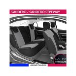 Housses de si�ge sur mesure pour sandero stepway (d�s 12 / 2020) housse voiture / auto dint�rieur jeu ...