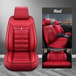 Housses de siège de voiture universelles en cuir synthétiquehousses 1 + 1 couvre sièges avant voiturerouge ... Housses de siège de voiture universelles en cuir synthétiquehousses 1 + 1 couvre sièges avant voiturerouge ...