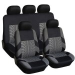 Housse de si�ge de voiture universelles traces de pneus housses de si�ge auto5 si�ges accessoire de si�ge ...