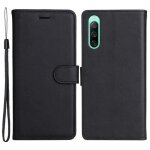 Housse pour sony xperia 10 iv 5g - etui coque pochette portefeuille + film ecran - noir Housse pour sony xperia 10 iv 5g - etui coque pochette portefeuille + film ecran - noir