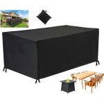 Housse table de jardin213x132x74cm housse de protection b�che r�sistante aux intemp�ries 210d oxford ...