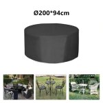 Housse de table ronde housse de protection pour mobilier de jardin extérieur housse anti - poussière ... Housse de table ronde housse de protection pour mobilier de jardin extérieur housse anti - poussière ...