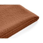Housse en tissu bouclette pour canap� d�houssable topaze - terracotta